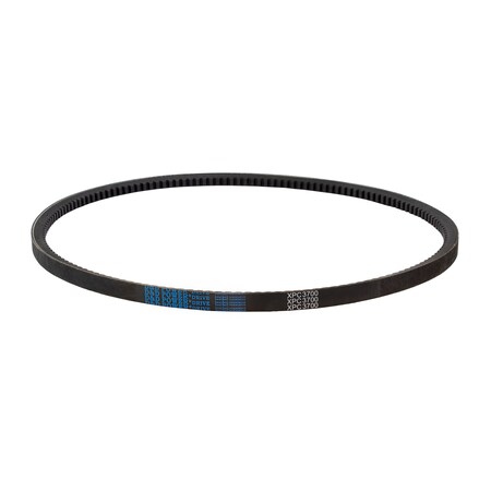 D&D XPC3700 Cogged, Metric V-Belt, 3700mm Outside Length, 22 mm Top Width, 18 mm Thickness, 1 Ribs XPC3700